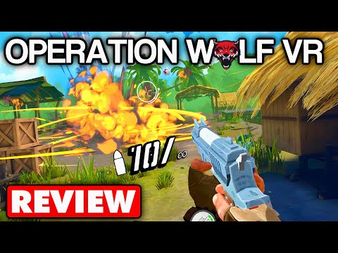 Operation Wolf Returns First Mission VR Review PlayStation VR2 / Meta Quest 2