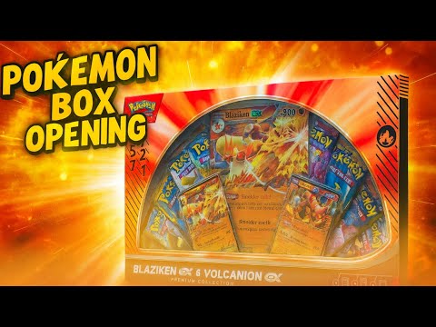 Amazons exclusive Blaziken ex & Volcanion ex premium collection! I can’t believe what it did to me!!