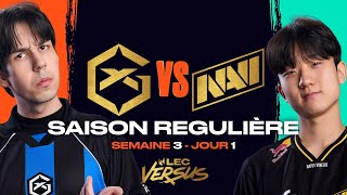 GIANTX vs NAVI, UNE GAME CHAMPAGNE (LEC Versus 2026)