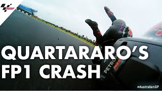 Download lagu Fabio Quartararo suffers painful highside in FP1 | 2019 #AustralianGP mp3
