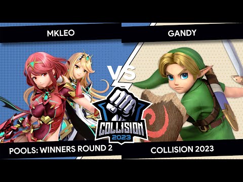 Collision 2023 - MkLeo (Pyra & Mythra) VS Gandy (Young Link, Joker) - Pools - Winners Round 2
