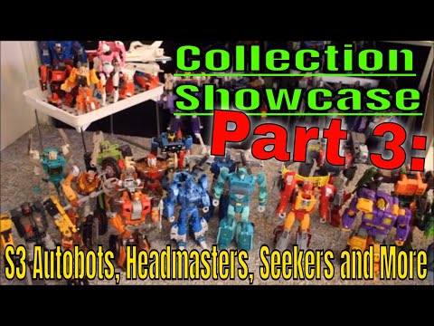 Collection Showcase P3-  Megatron, Seekers, Headmasters & S3 Autobots- GotBot True Review NUMBER 704