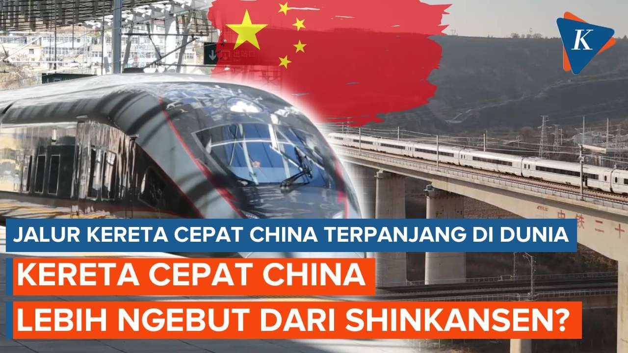 Jalur Kereta Cepat China Terpanjang di Dunia Resmi Beroperasi