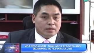 [News@6] Mga negosyante, tiwalang lalago pa ang ekonomiya ng Pilipinas sa 2015 [12|27|14]