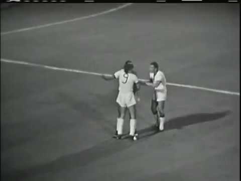 ECC 1970-71. 1 Round. Cagliari Calcio - AS Saint-Étienne. Highlights.