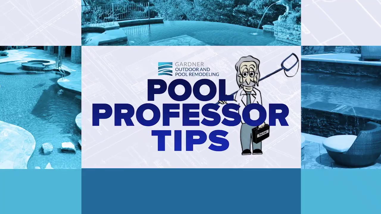 Maintenance after remodeling a pool with the Pool Professor