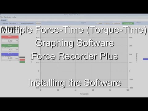 Users Guide - Multiple ForceTorque Time Graphing Software Force Recorder Plus Install the Software