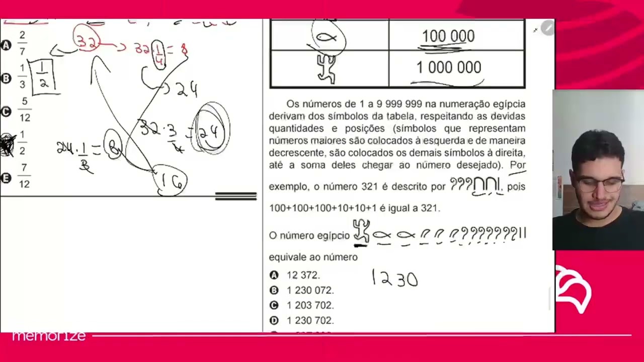 Resolução em Vídeo — Questão 176 ENEM 2014 Reaplicação