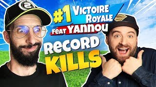 Je réalise mon *record* en squad sur fortnite ft yann-cj23 & bloopgreg 