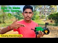 How To Make John Deere Tractor Using Dc Gear Motor DIY Tractor With PVC PIPE