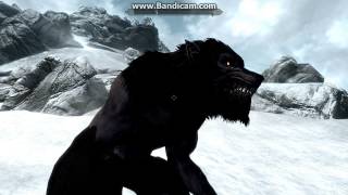 Skyrim обзор мода устрашающий ретекстур вервольфа