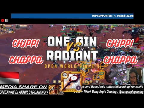 CHIPPI CHAPPA ONE GIN VS RADIANT OPEN WORLD | POV FALLEN STAFF ZVZ INDONESIA