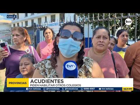 Suspenden clases en escuela de Coclé luego de colapso de losas