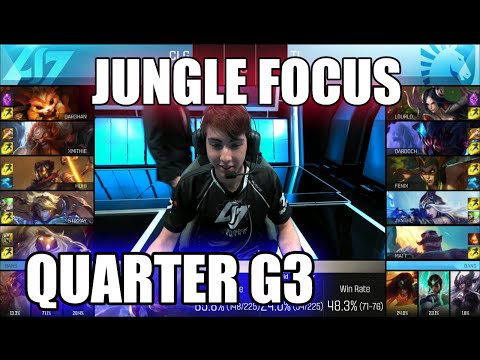 CLG vs TL Game 3 - Jungle Focus Cast | Quarter Finals S6 NA LCS Summer 2016 | CLG vs Team Liquid G3