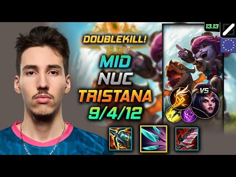 Tristana Mid Build Nuc Navori Quickblades Fleet Footwork - LOL EUW Challenger Patch 13.13