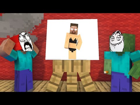 Monster school: Drawing - Minecraft Animation