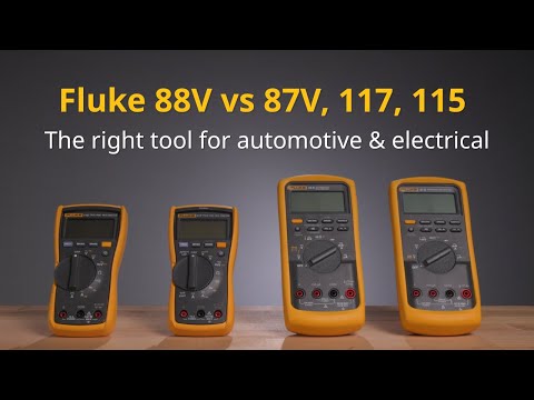 Fluke 88V vs 87V, 117, 115 | The Right Tool for Automotive & Electrical