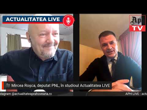 Mircea Roșca, deputat PNL, în studioul Actualitatea LIVE