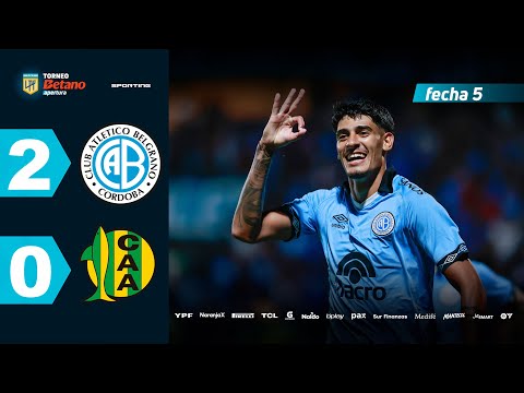 BELGRANO 2 - 0 ALDOSIVI I Resumen del partido | #TorneoBetano Apertura 2025