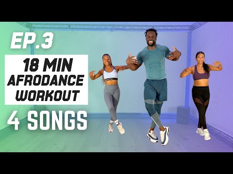 18 MIN FUN AFRO DANCE FITNESS WORKOUT - to Burn Calories & Smile | Afroletics Workout (Ep.3)