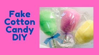 Fake Cotton Candy DIY / ALGODON DE AZUCAR FALSO (GIVEAWAY CLOSED)