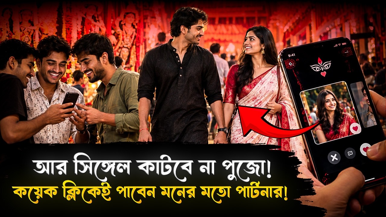 আর সিঙ্গেল নয়, এবার পার্টনার নিয়ে কাটবে পুজো! কীভাবে সাহায্য করবে নতুন অ্যাপ? | Pujo Date App