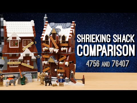 LEGO Harry Potter: Shrieking Shack Comparison! 4756 and 76407