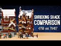 LEGO Harry Potter Shrieking Shack Comparison 4756 And 76407