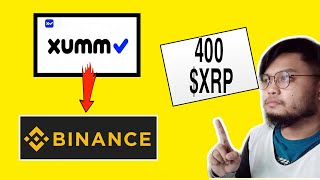 How to transfer XRP from XUMM WALLET to BINANCE | English Tutorial || I AM MV