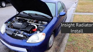 2001 Honda Insight Radiator install