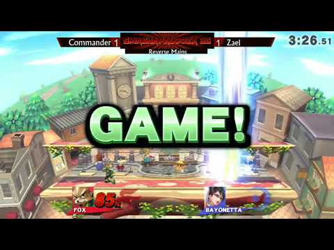 SmashaPalooza 35: Reverse Mains - Winners Finals - Zael (Fox) vs Commander (Bayo)