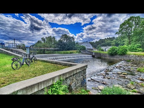 Cyklotrasa Valašské Meziříčí - vodní nádrž Horní Bečva, Timewarp video GoPro 7 (4K)