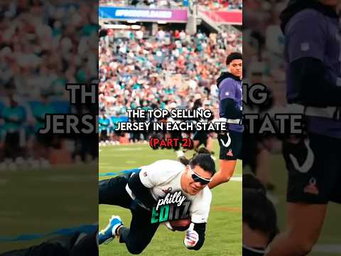 The Top Selling Jersey In Each State #roadto1k #viral #youtube #edit #nfl