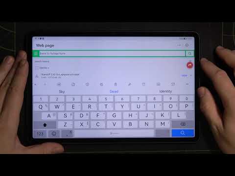 How to Fix Floating Keyboard in HUAWEI MatePad 11 – Attach Keyboard to Bottom Screen