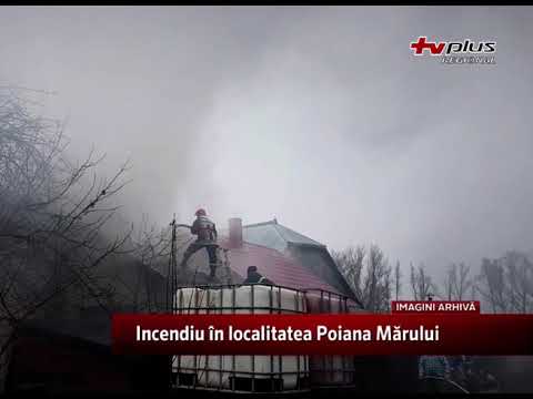 Incendiu in localitatea Poiana Marului