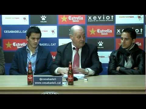Ezequiel Calvente i Adrián Luna, nous jugadors del CE Sabadell
