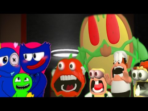 Garten of Banban | Pizza Tower screaming Meme React | part 1