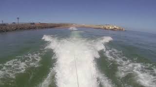 preview picture of video 'Salom Sea Water ski Namibia Swakopmund, GoPro'