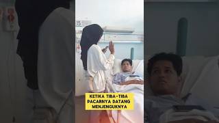 Download lagu momen haru ketika pacar diam-diam menjenguk pacar nya ‼️‼️ #pacar #haru #sakit #shorts mp3