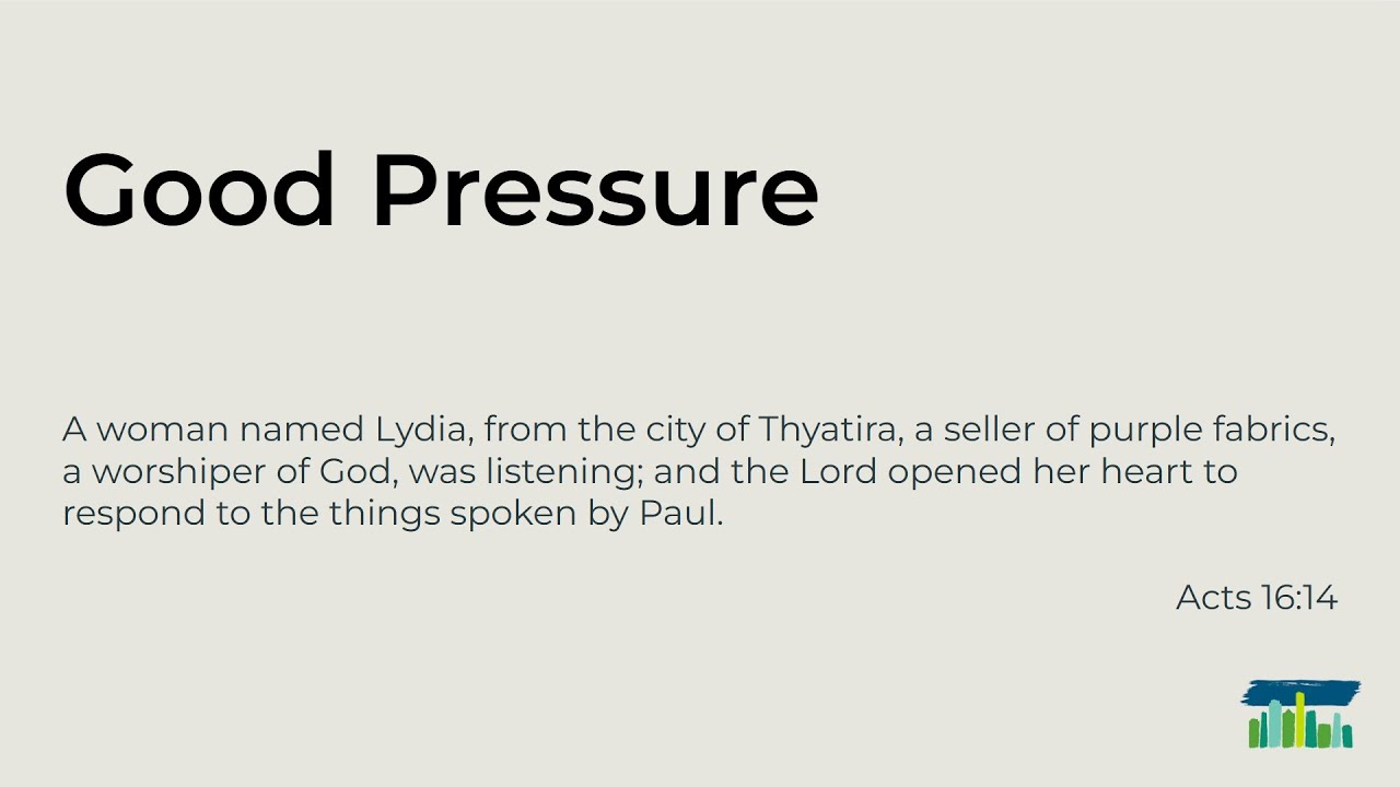 Good Pressure - July 20, 2025