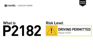 Meaning of OBD p2182