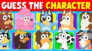 Guess all the BLUEY characters in 3 seconds 🐶💙😍 | Bluey Animation Quiz