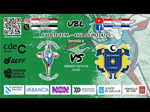 CF LIGA OURO J6 | ANUBIA LAVADORES VIGO - DENTAL PABLO SIERO BM CANGAS