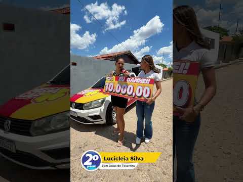 2º prêmio do Mega Cap vai para Bom Jesus do Tocantins!