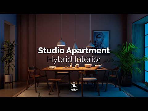 Photoreal Studio Apartment - GPU Lightmass with RTX Reflection - Unreal Engine 4.26