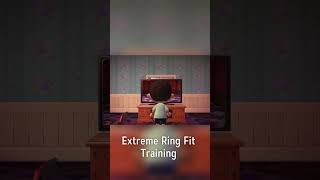 Ring Fit Training in Animal Crossing #animalcrossing #ringfitadventure #newhorizons