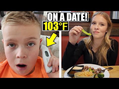SUPER SICK with a HIGH FEVER and SHE WENT ON A DATE!