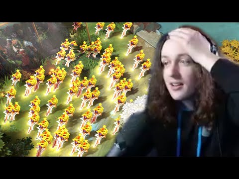 Watching a guy feed 250 times then win