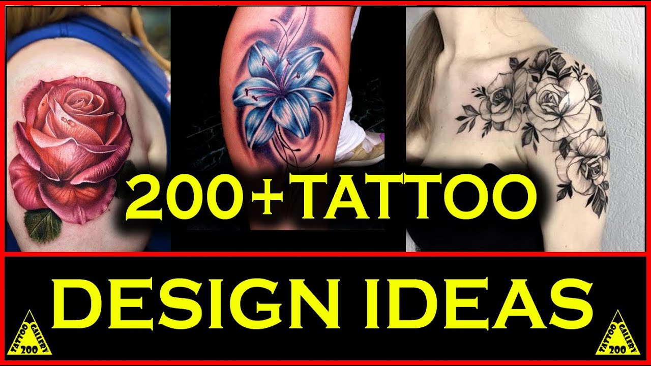 Flower Tattoo | Rose Tattoo | Tattoo Designs | Tattoo For Girls | 3d Tattoo | Realistic Tattoo