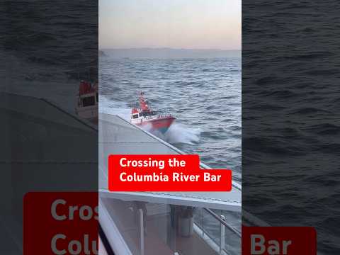 Thumbnail for #pilotboat comes alongside as we cross the #columbiariver bar. #celebrityedge #astoria #cruise